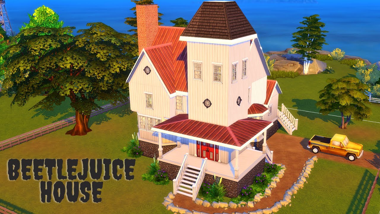 BEETLEJUICE HOUSE // THE SIMS 4: HALLOWEEN COLLAB