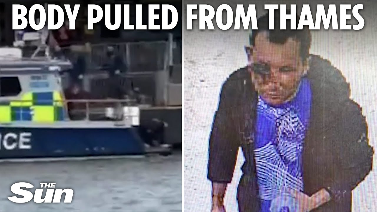Moment police pull &lsquo;Clapham attacker&rsquo;s body' from Thames in hunt for Abdul Ezedi