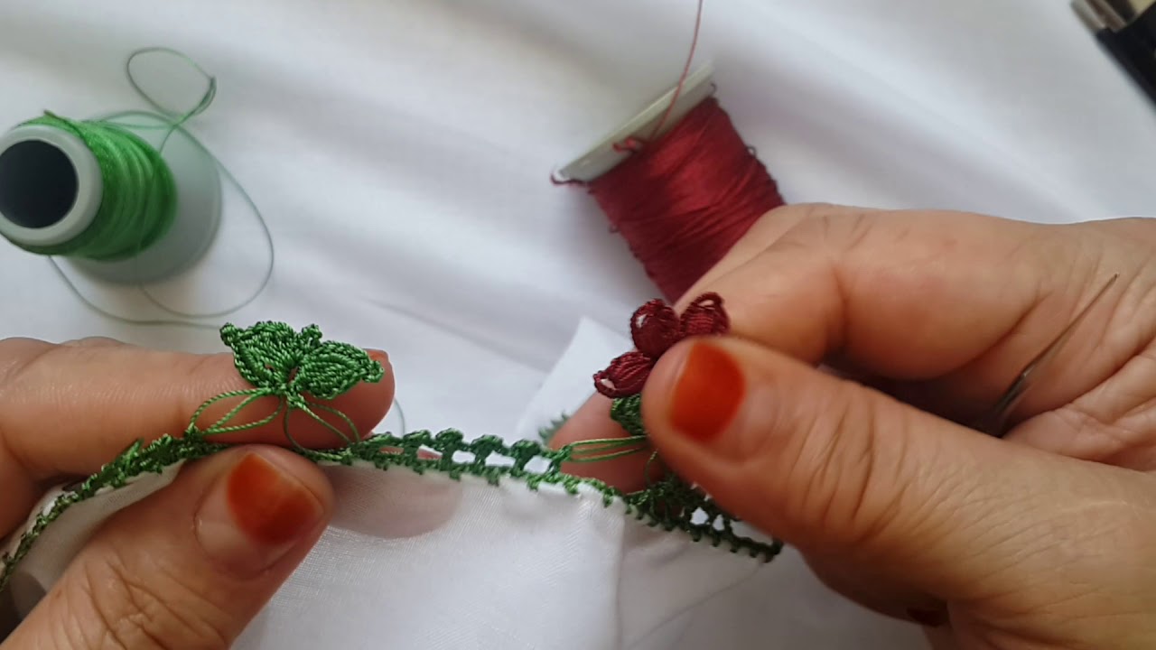 128-😍Çok şık ve kolay |salantıllı tığ oyası| modeli yapımı