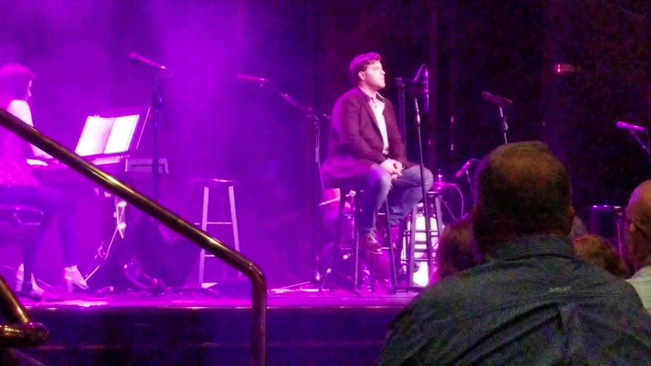 J. Michael Finley singing from Les Miserables  on MS Oosterdam
