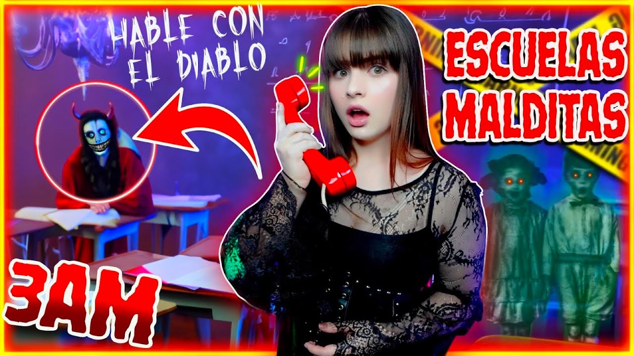 ☎️ LLAMANDO a ESCUELAS MALDIT4S a las 3:00 A.M!! 😈😱 *Se escuchan gritos*