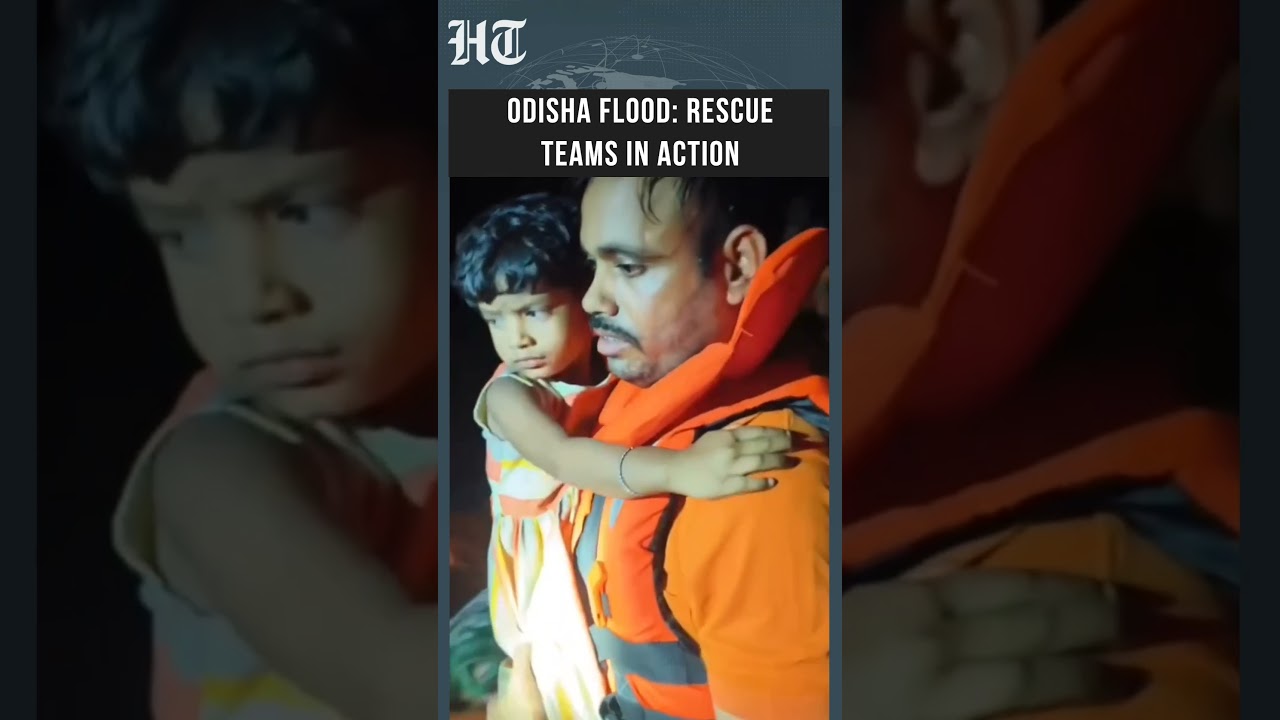 Watch: Rescue Teams Reach Flood-Hit Areas of Bhadrak In Odisha | #shorts