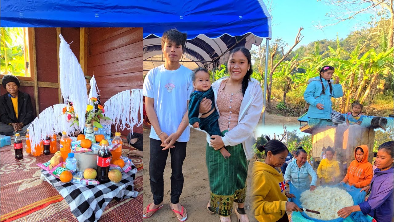 เริ่มแล้วช่วงเช้า กระเกียมเตรียมงานขึ้นบ้านใหม่ น้องเจือง