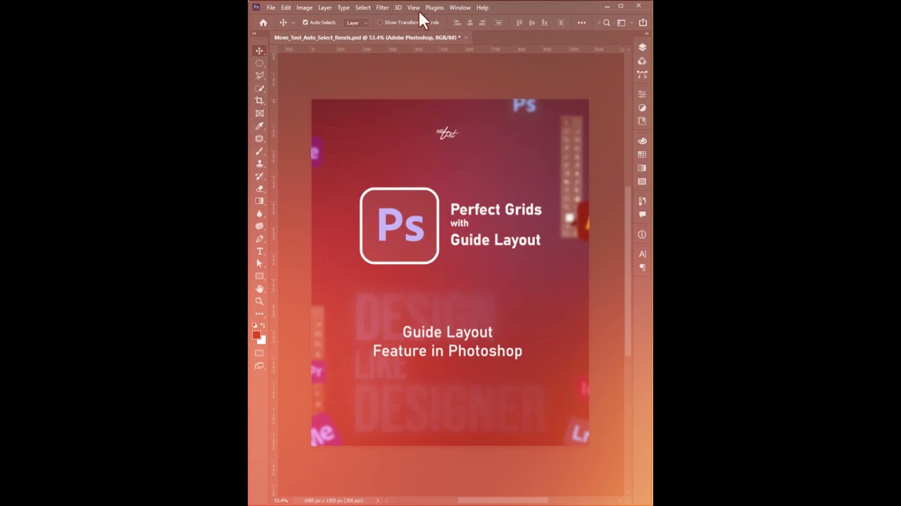 Perfect Grid with Guide Layout Feature in Photoshop 