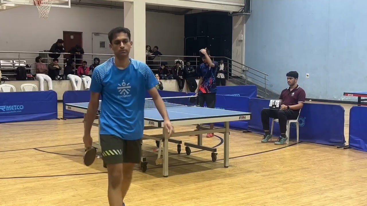 Pruthvesh (IISc Bangalore) Vs Kautik (IISER Pune), Inter-IISER Men's TT Team Event Finals 2024