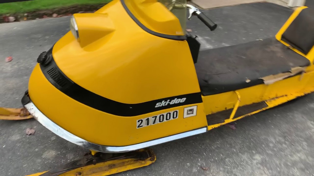 All original, garage find 1970 ski doo Olympic 12/3
