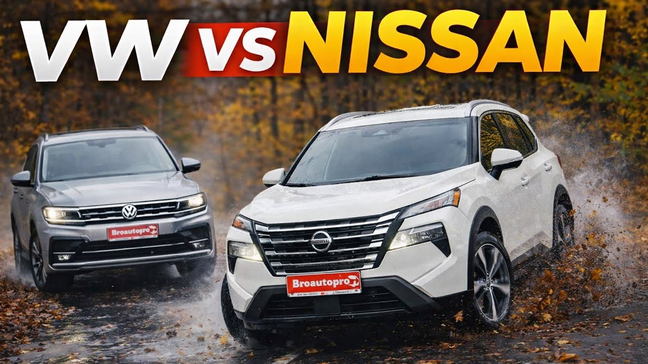 VW  Tiguan vs Nissan Rogue battle 