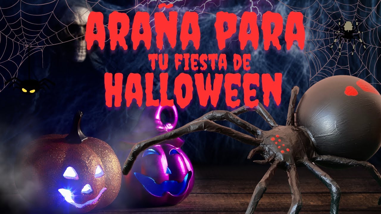 Araña para tu Decoración de Halloween