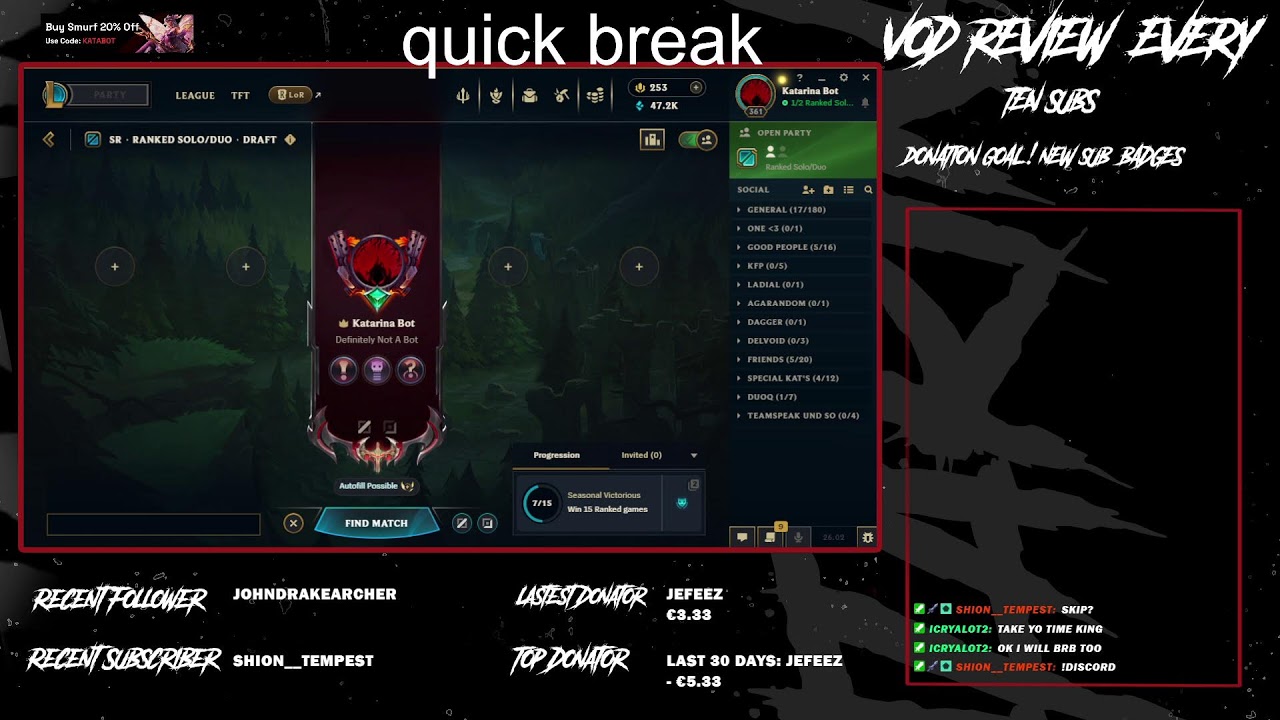How to Katarina | 1.75M Main | ask my anyhting