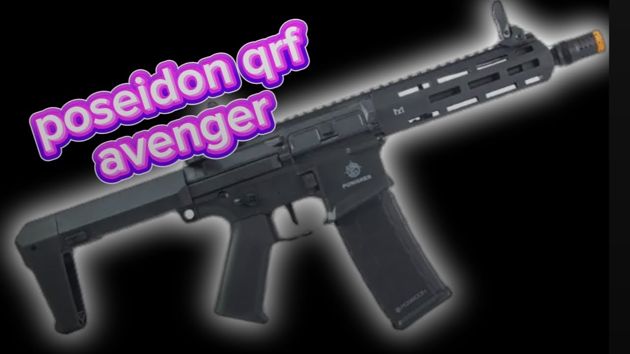 Airsoft qrf avenger poseidon com Mosfet Medusa na bancada 