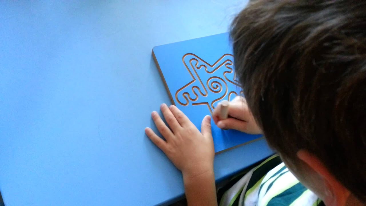 I&K Wooden Fine Motor Skills Board
