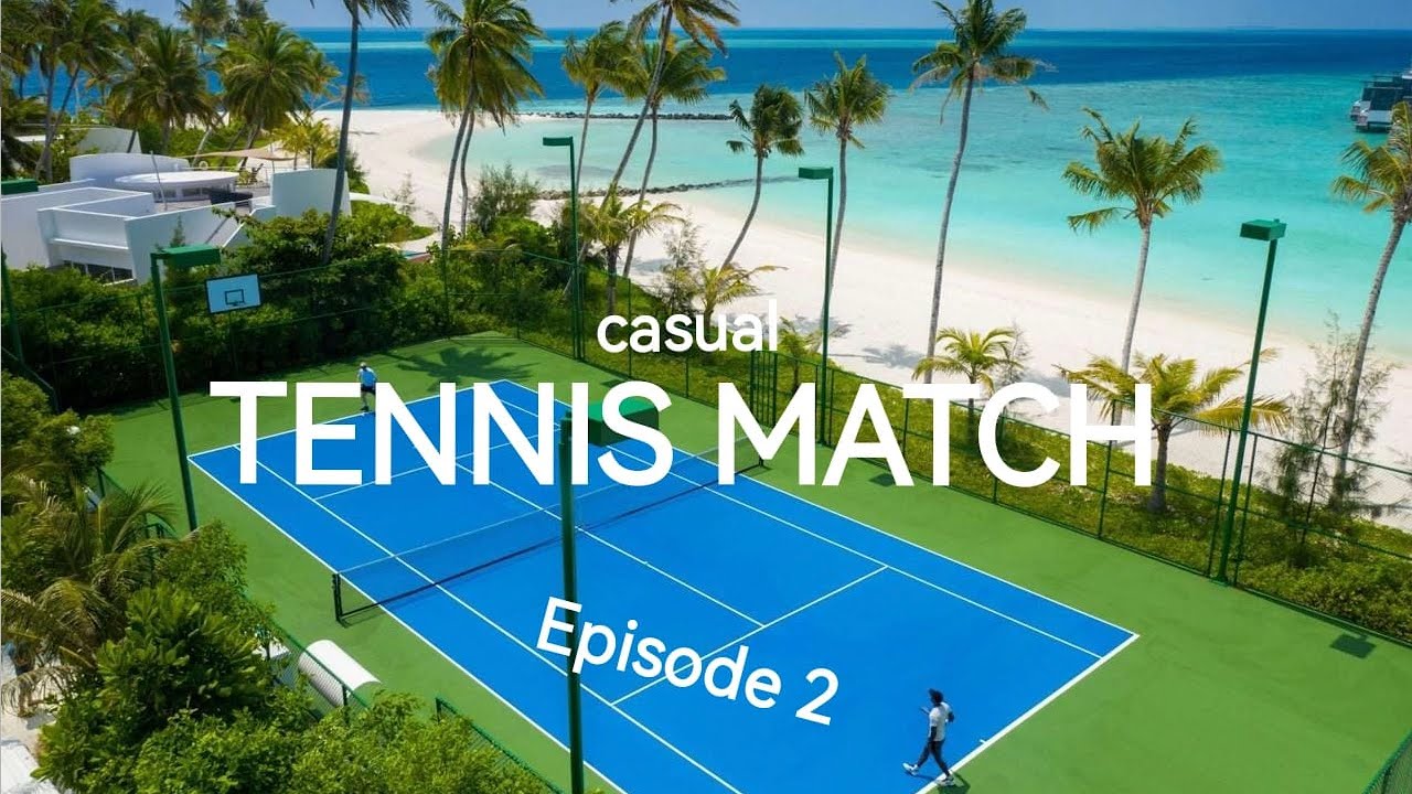 Full Tennis Match (Casual) Ep.2-  DJI Action 4- 4k60