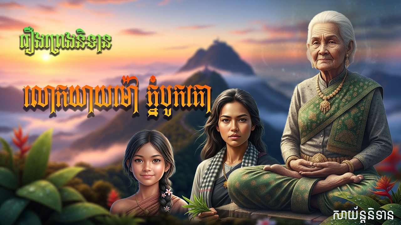 រឿង លោកយាយម៉ៅភ្នំបូកគោ Khmer Fairy Tale