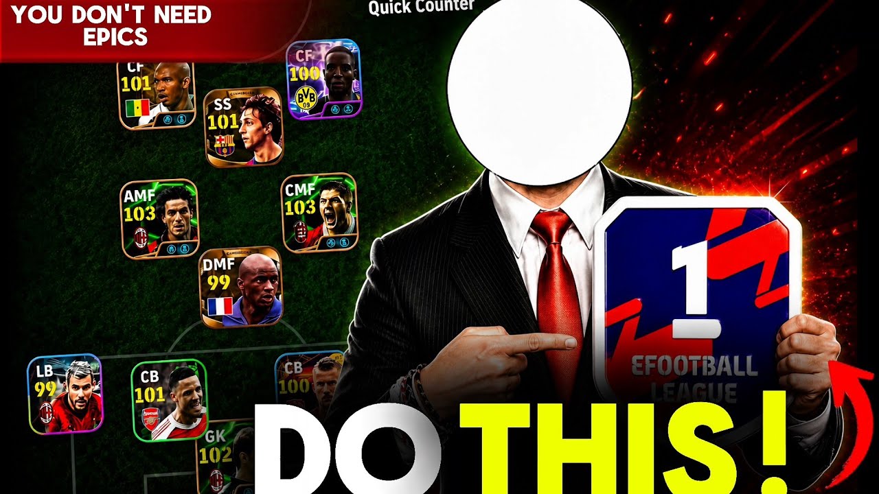 How I Reach DIVISION ONE Every Phase Without Spending Money🤑 in EFOOTBALL #efootball 