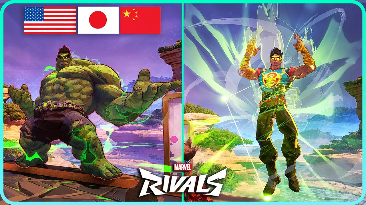 Полные озвучки на всех языках Marvel Rivals