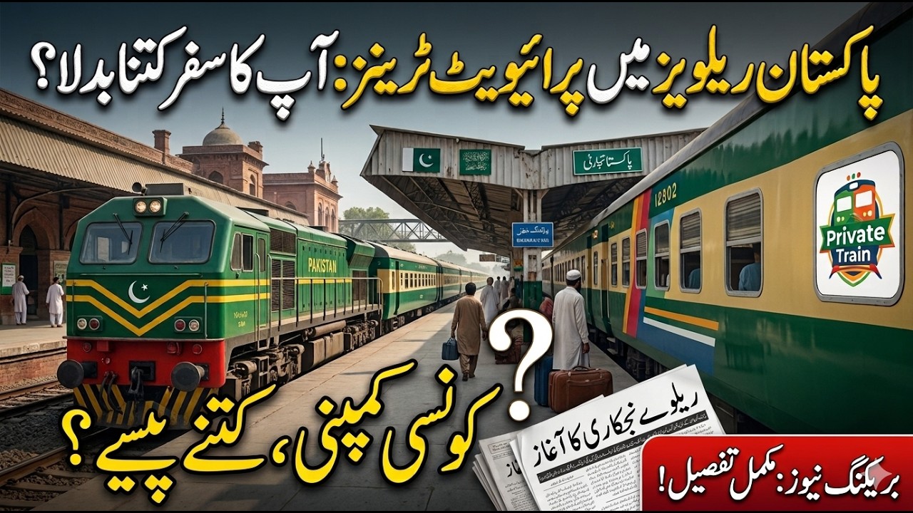 Pakistan Railways Privatization Update | Only 5 Trains Finalized | Which Company Placed the Highe...