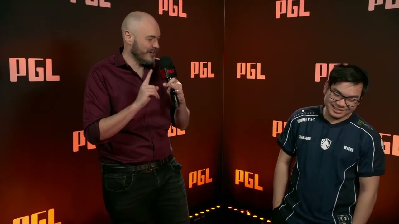 INTERVIEW MICKE Team Liquid vs  Tundra Esports PGL Wallachia Season 7   Playoffs Winner Bracket