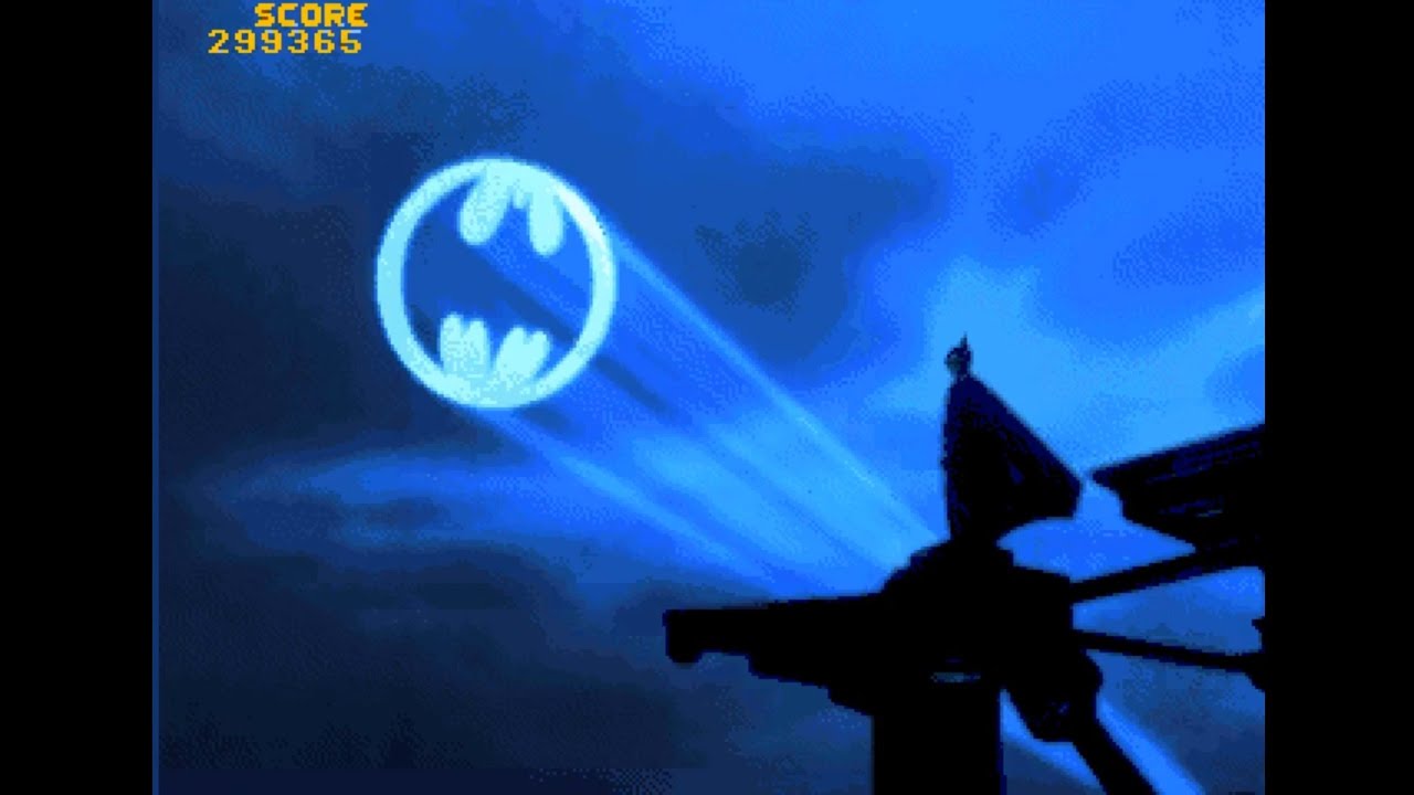 DC Batman Arcade Games Mame PC 1989 1990 Michael Keaton Bruce Wayne Batman Defeat The Joker Dead