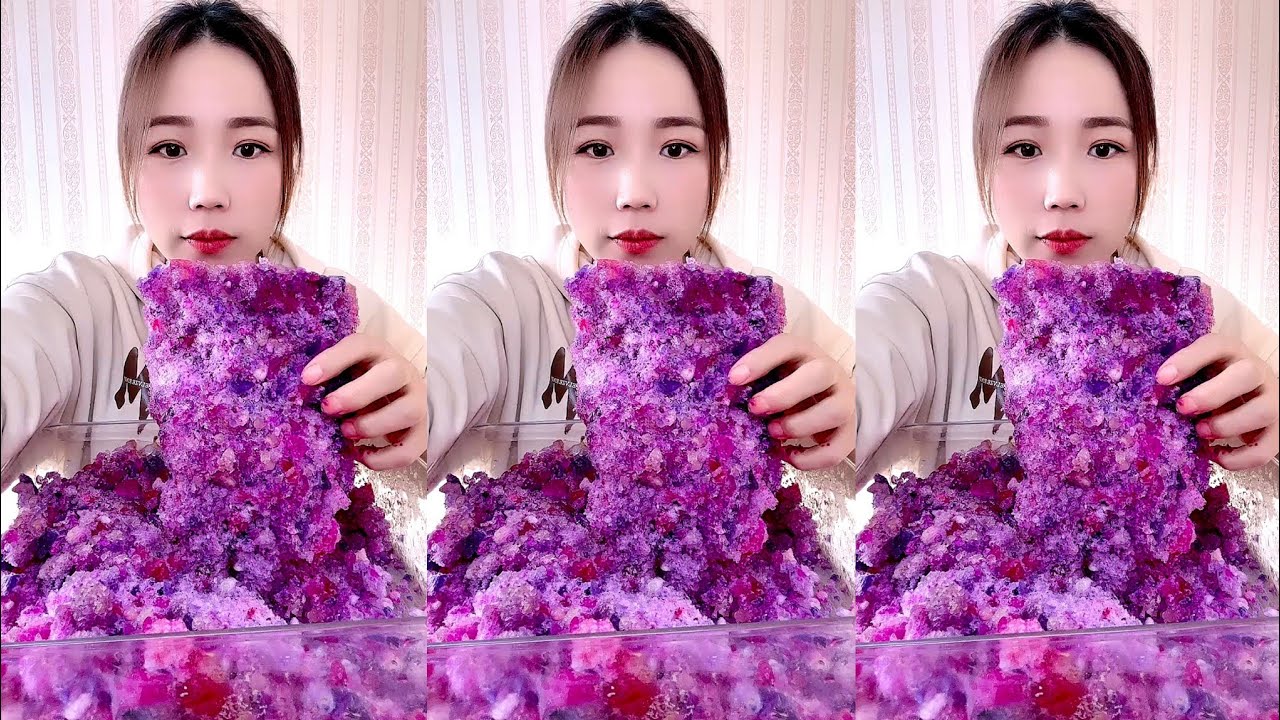 ASMR SHAVED ICE EATING QIAN