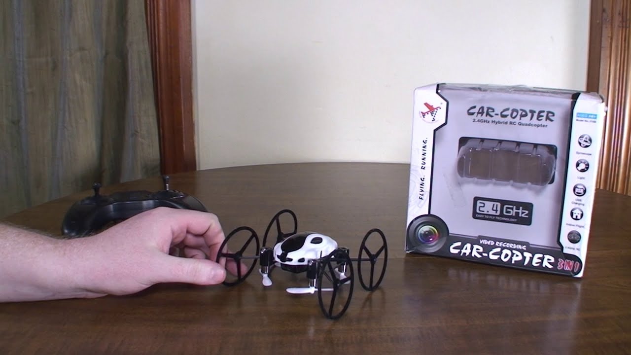 JJ R/C - 318B Car-Copter - Review and Flight
