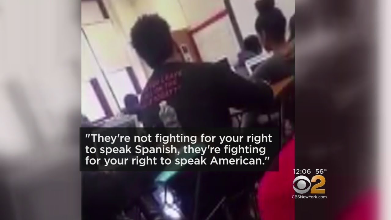 NJ Teacher Tells Student Not To Speak Spanish