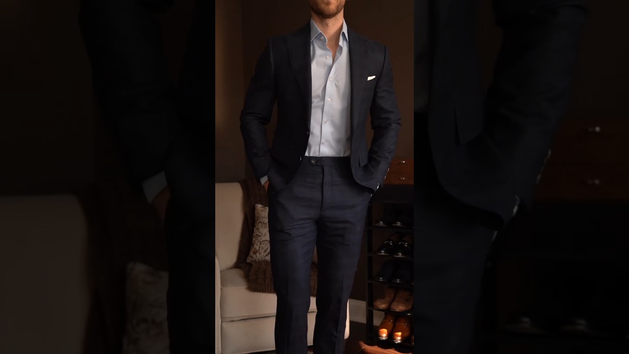How To Style Men's Navy Blue Suit