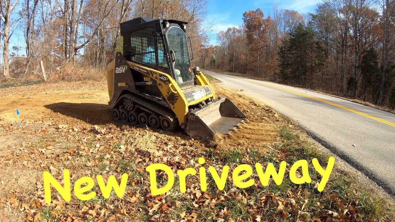 Building a New Driveway for a 10ac Home Site