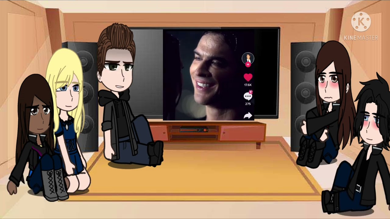 Tvd react to (Stefan,Damon,Elena)/TikTok’s/•1/???