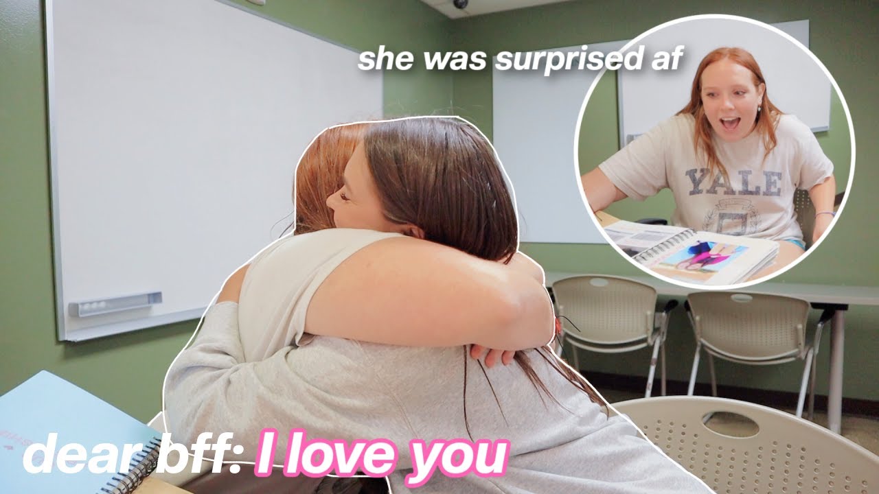 best friend reacts to her gift *she loved it*