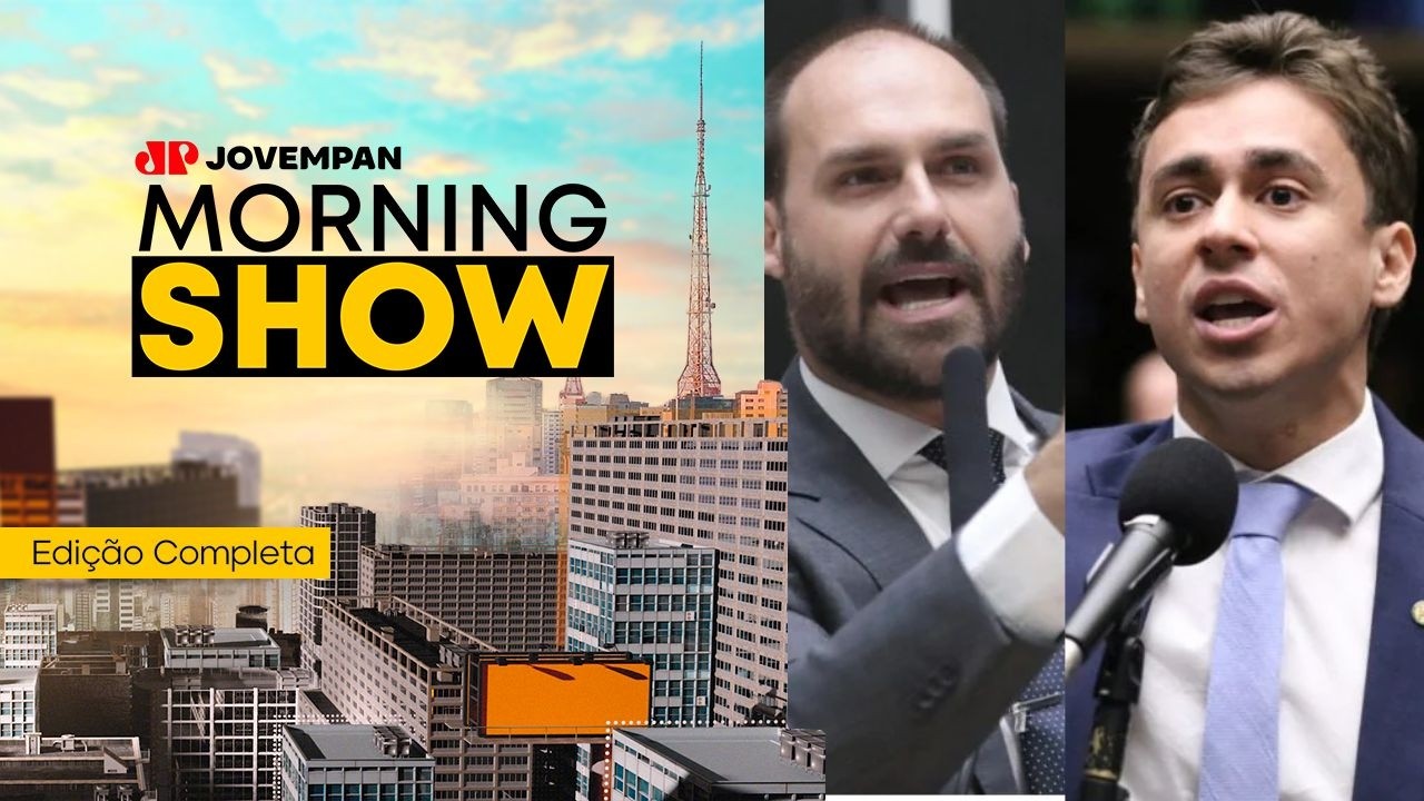 EDUARDO BOLSONARO E NIKOLAS FERREIRA TROCAM FARPAS | MORNING SHOW - 23/02/26