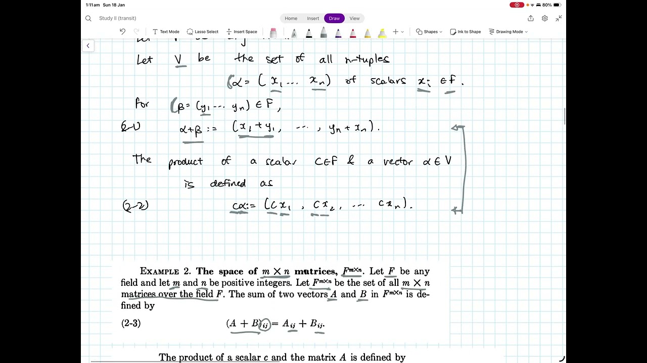 Linear Algebra | Lecture 5 (pre-recorded)
