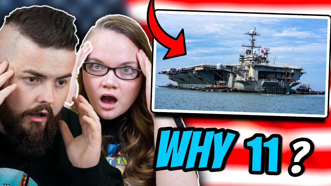 Irish Couple Reacts to The Real Reason Why US Navy Has 11 Aircraft Carriers