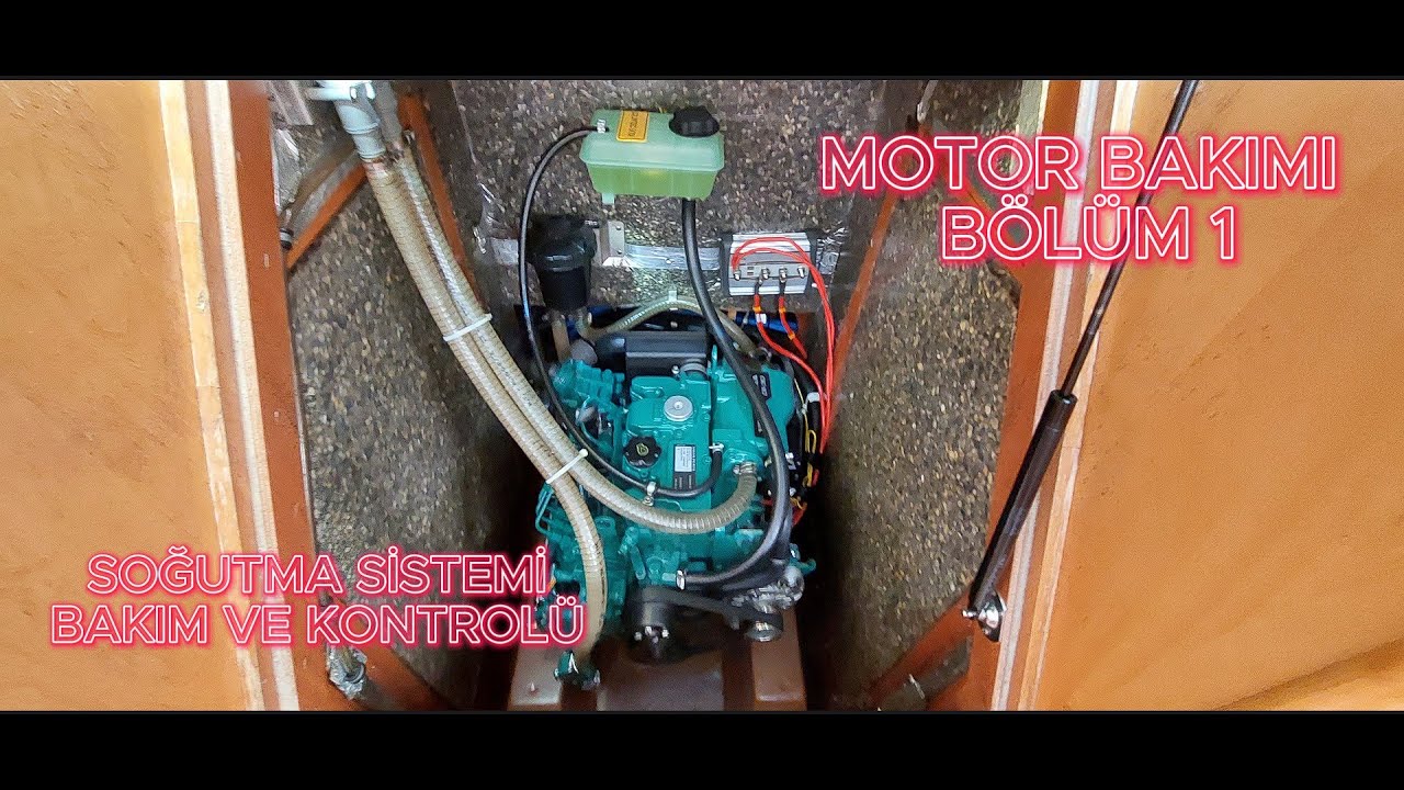 TEKNEDE MOTOR BAKIMI PART 1/DENİZ SUYU SİSTEMİ BAKIMI VOLVO PENTA