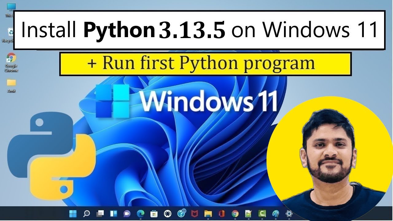 How to install Python 3.13.5 on Windows 11