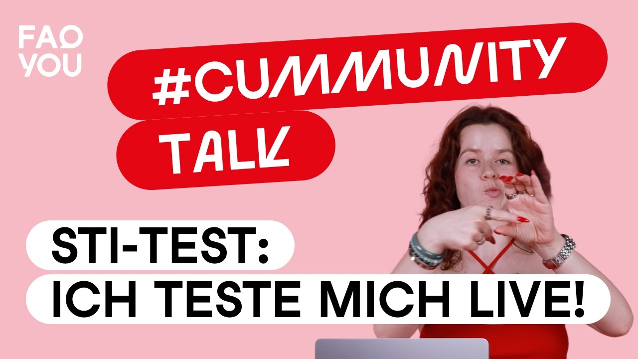 STI self-test live: This is how it really works! 🧪 | FAQ YOU Community Talk
