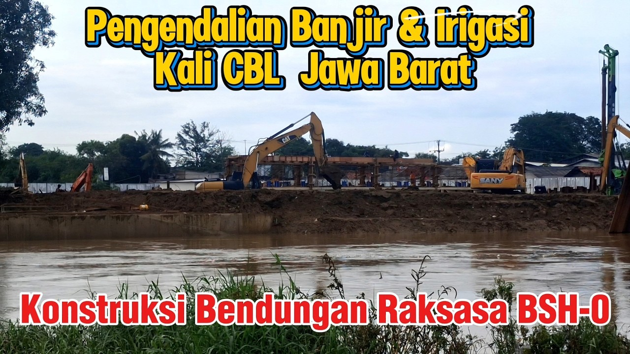 Menyala Pak KDM‼️Proyek Bendungan Kali CBL Jabar Pintu Air BSH 0 #kdm #jabar #banjir #beritaterkini