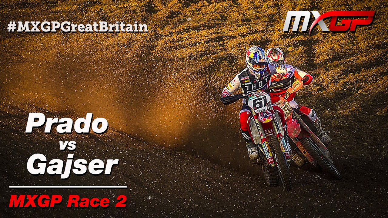 Prado vs Gajser | MXGP Race 2 | MXGP of Great Britain 2022 #MXGP #Motocross