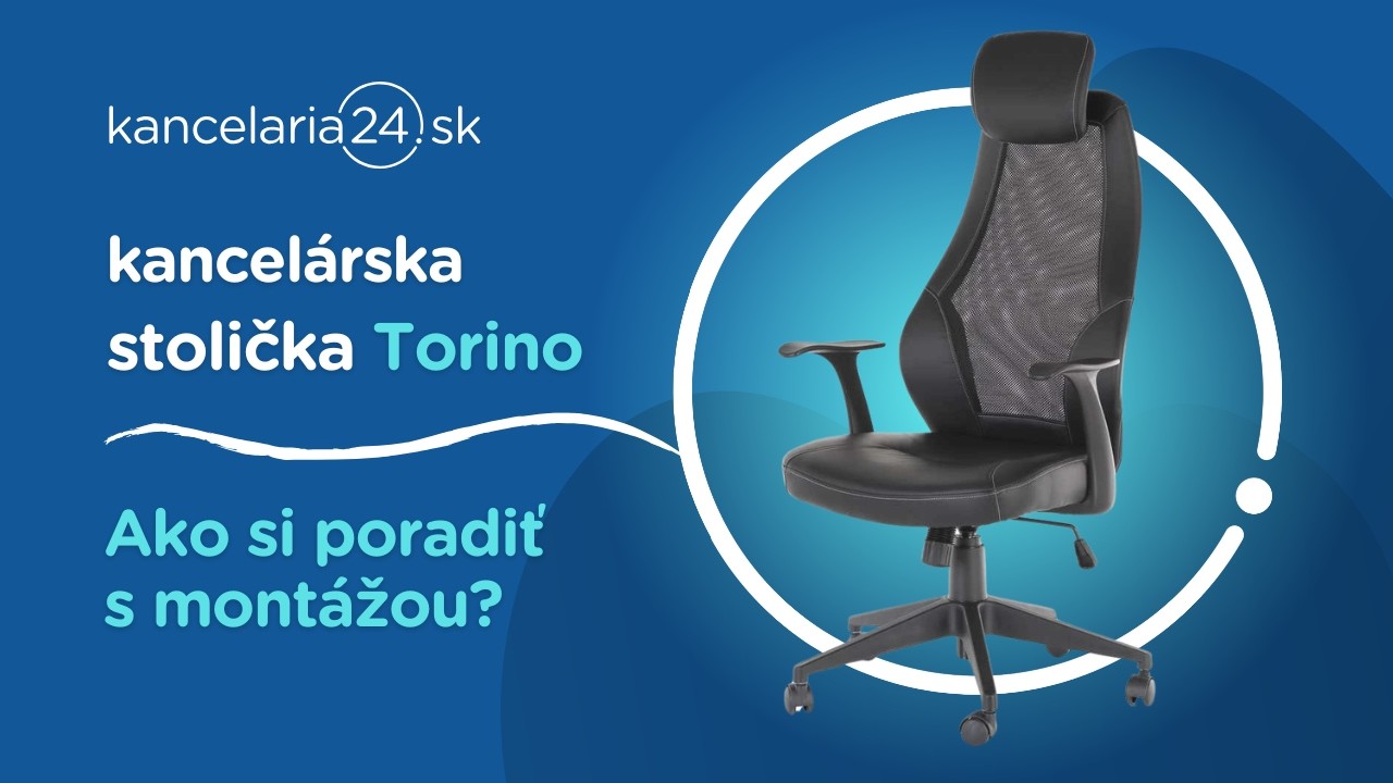 kancelaria24.sk | Kancelárska stolička Torino: Ako si poradiť s montážou?