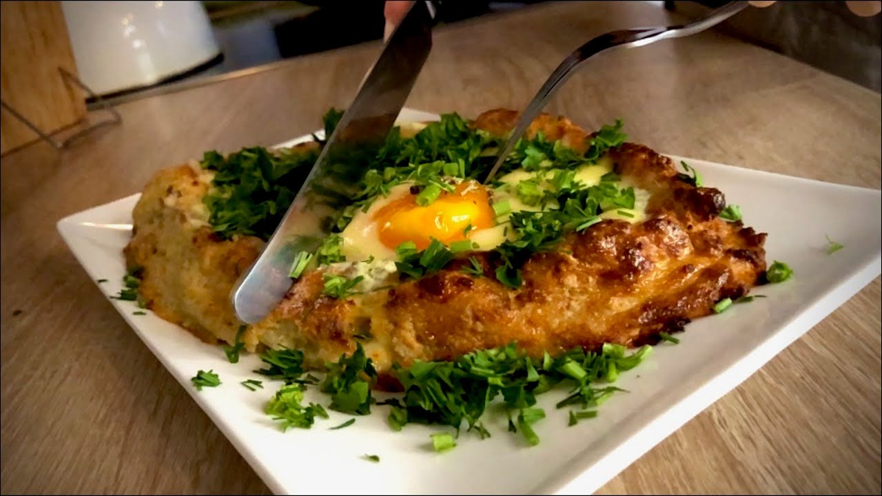 ALEX COOK   ХАЧАПУРИ ПО- АДЖАРСКИ 🇬🇪😋🤤🔥🔥🔥 (Полезный и Быстрый Завтрак на Скорую Руку😋)