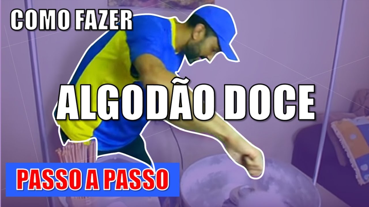 COMO FAZER ALGODÃO DOCE | ALUGUEL DE BRINQUEDOS | JOSÉ MONTEIRO