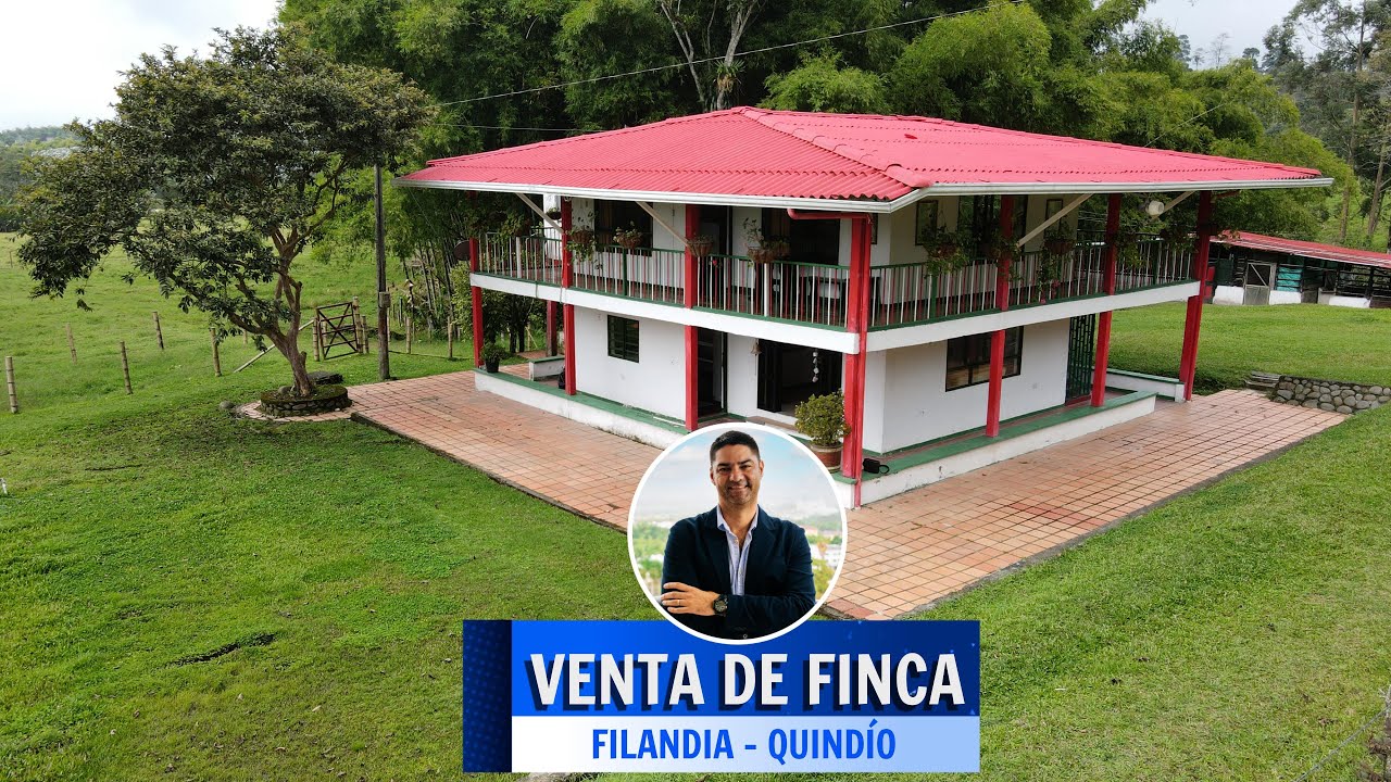 VENTA DE FINCA EN FILANDIA, QUINDÍO, COLOMBIA