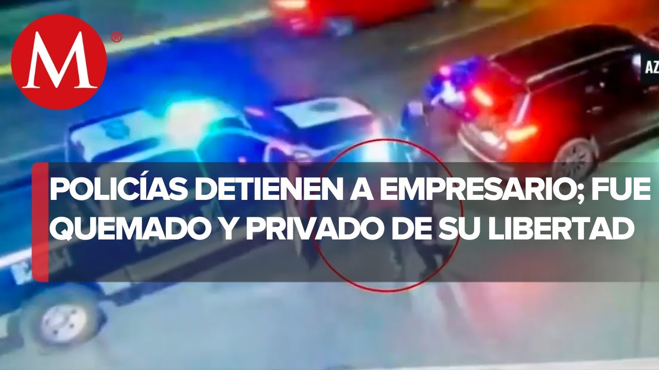 Policías de Tijuana asesinan y queman a un empresario
