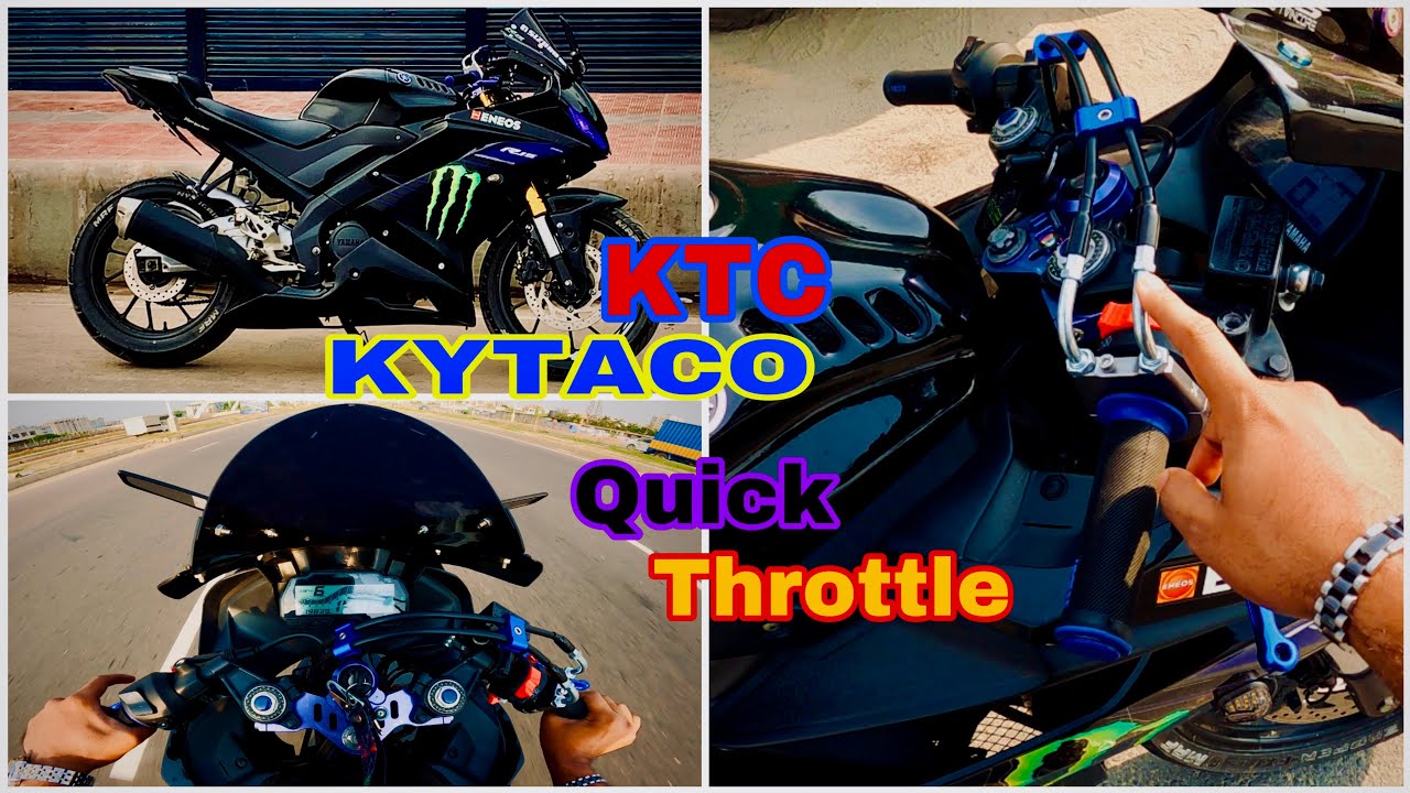 KTC Quick Throttle Review In Bangla ॥KTC VS DOMINO  Quick Throttle Compare  || R15 V3