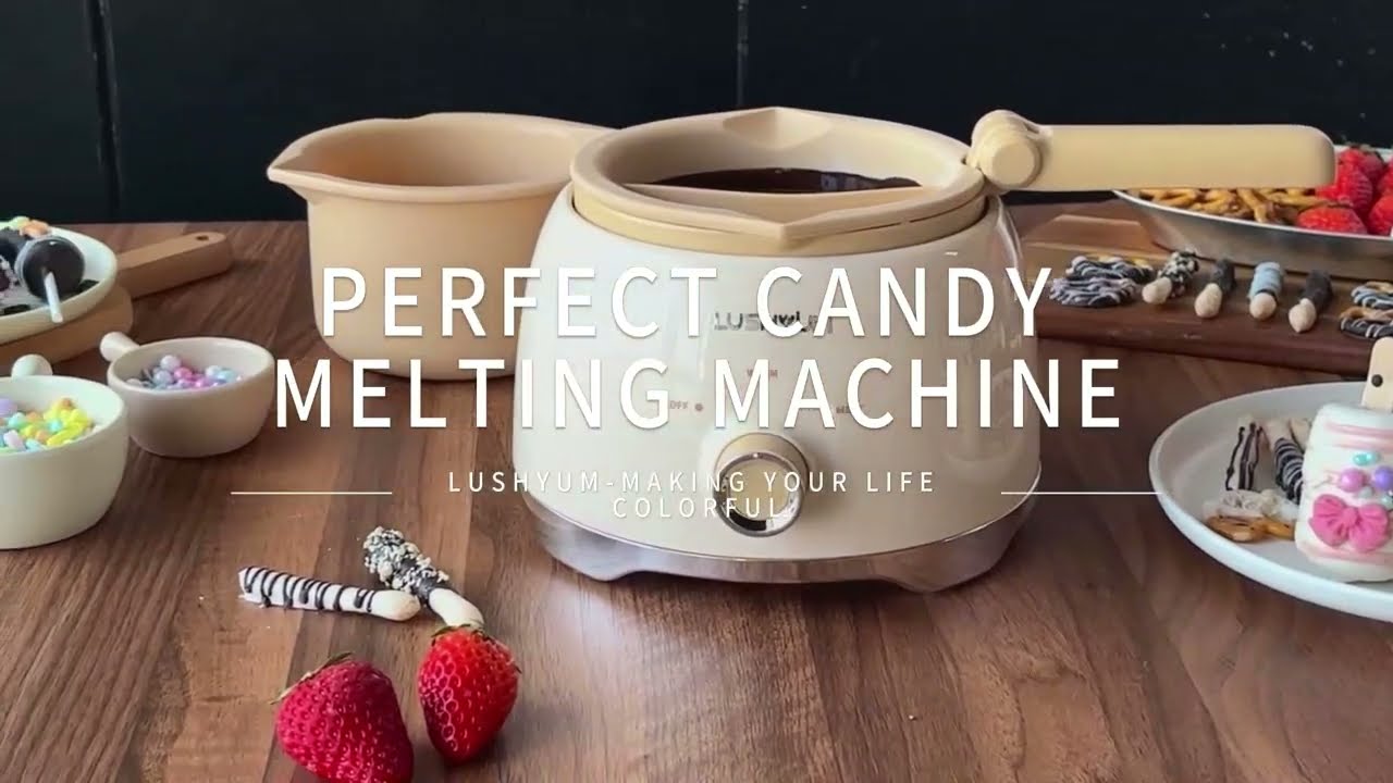 How to Melt Chocolate Perfectly 🍫 | LUSHYUM Melting Pot Demo for Home Bakers