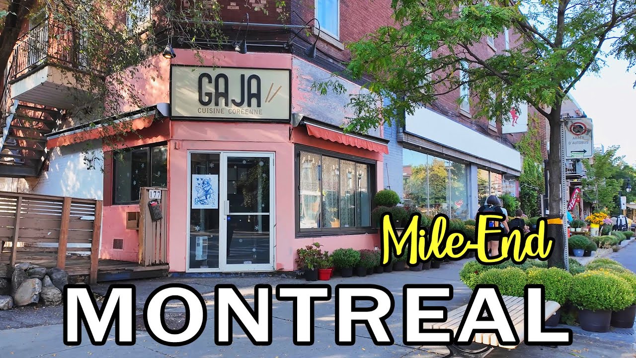 Walk in Mile-End, Montreal Quebec - Summer 2024