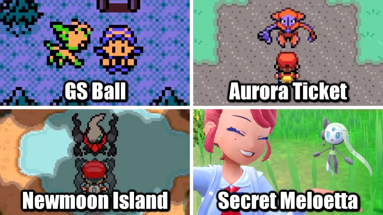 All Mythical Pokémon Events (1999 - 2025)