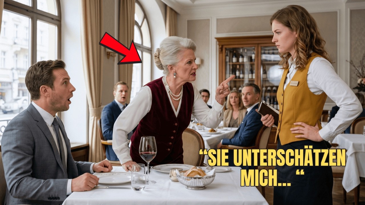Alle f&uuml;rchteten die Mutter des Million&auml;rs &ndash; bis eine Kellnerin sie zum Schweigen brachte