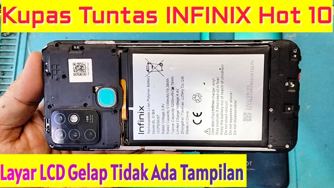 Solusi INFINIX HOT 10 Layar LCD Gelap Tidak Ada Gambar Ditelpon Nyambung