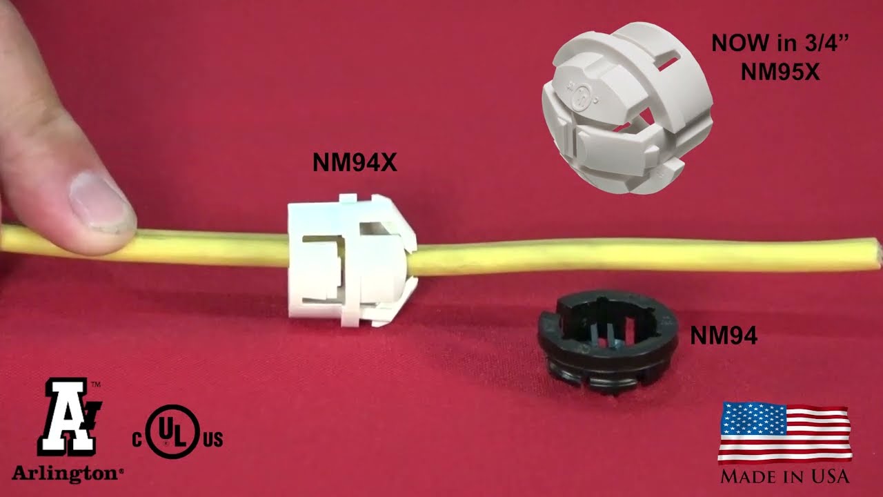 Arlington NM94X &ndash; Fast & Reliable Cable Securing for NM Cable