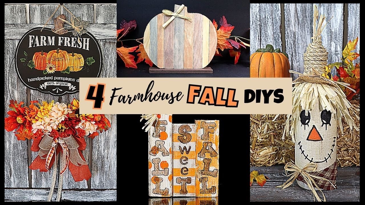 4 GORGEOUS FALL 2020 DIYS/DOLLAR TREE FALL DIY/FARMHOUSE HOME DECOR/CHIC CHEAP DIYS/HOT HUMBLE PIE